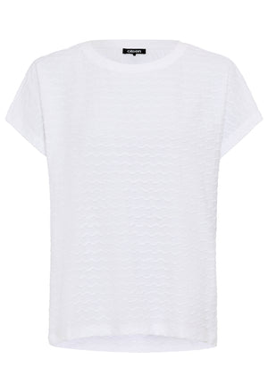 Textured Short Sleeve Top