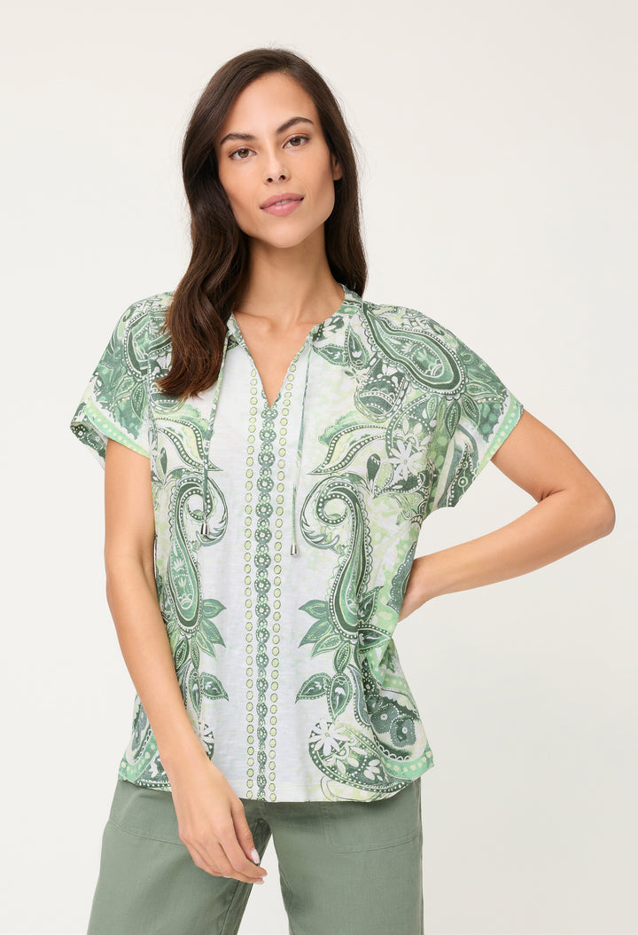 Paisley Print Top