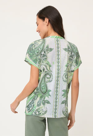 Paisley Print Top