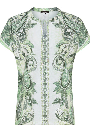 Paisley Print Top