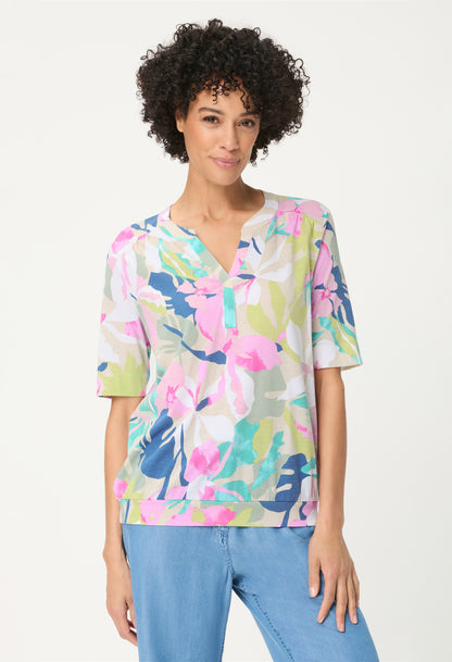 V-Neck Printed T-Shirt