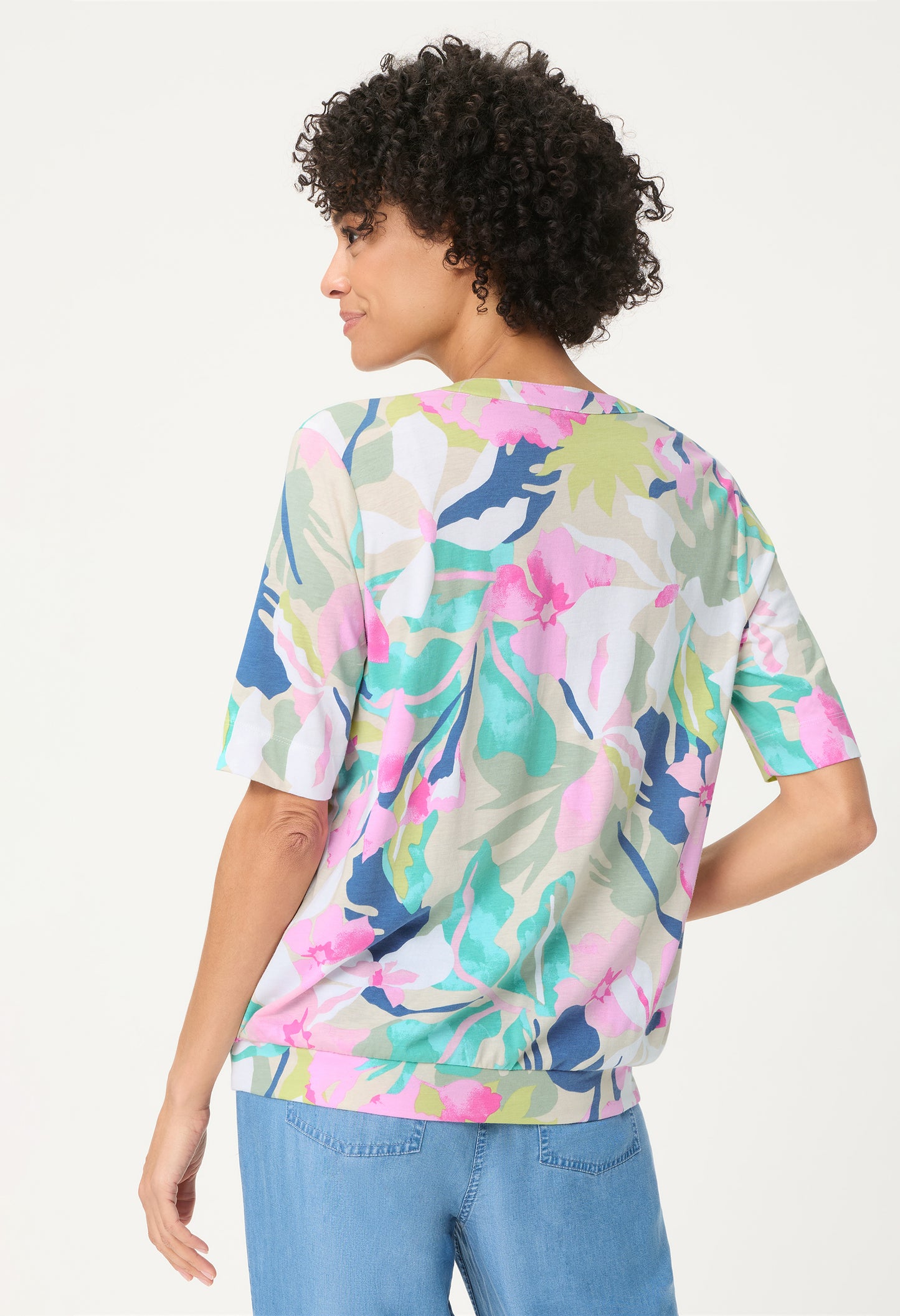 V-Neck Printed T-Shirt