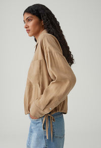 Fiberta blouse with tie detail