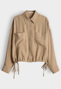 Fiberta blouse with tie detail