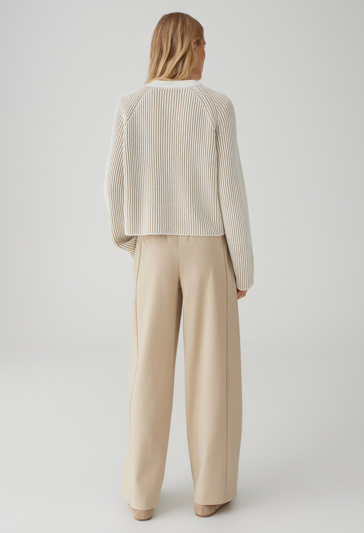 Delsie two-coloured stripe Cardigan