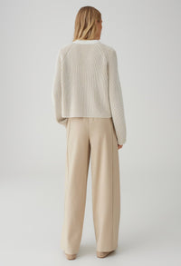 Delsie two-coloured stripe Cardigan