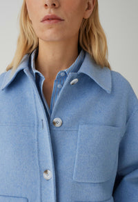 Regular Fit Wool Blend Jacket