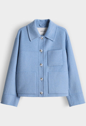 Regular Fit Wool Blend Jacket