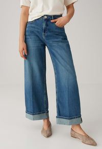 Miva Valentine Cropped wide leg jeans