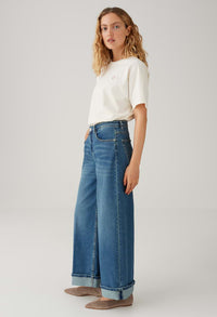 Miva Valentine Cropped wide leg jeans