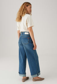 Miva Valentine Cropped wide leg jeans