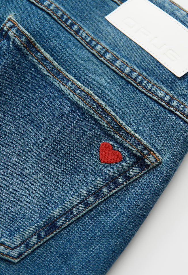 Miva Valentine Cropped wide leg jeans