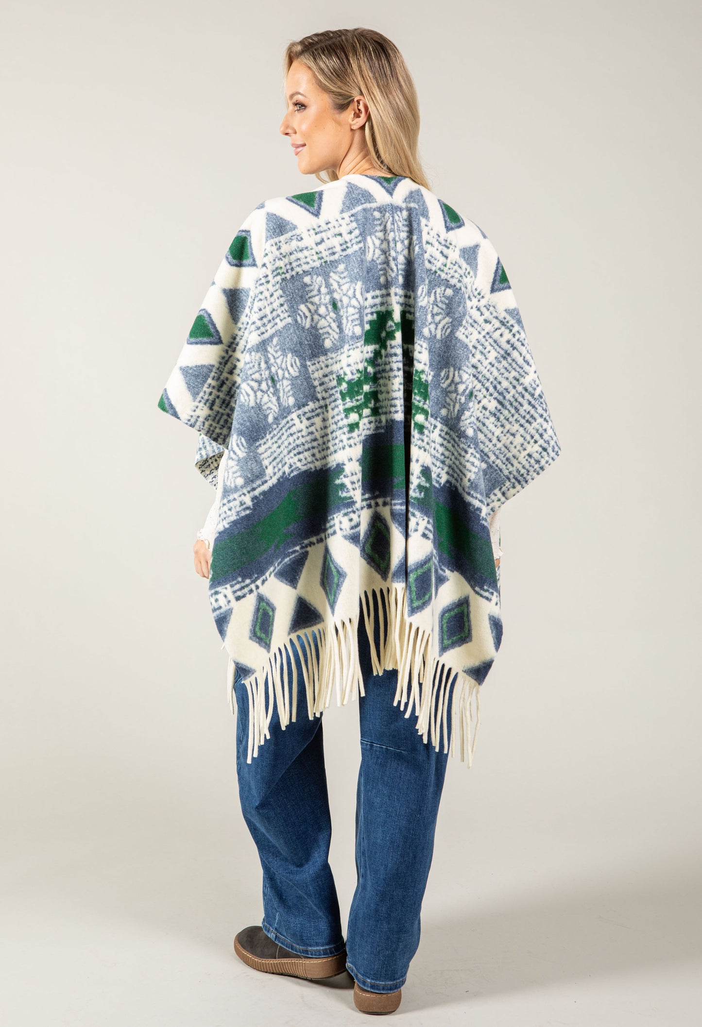 Fair Isle Soft Touch Cape