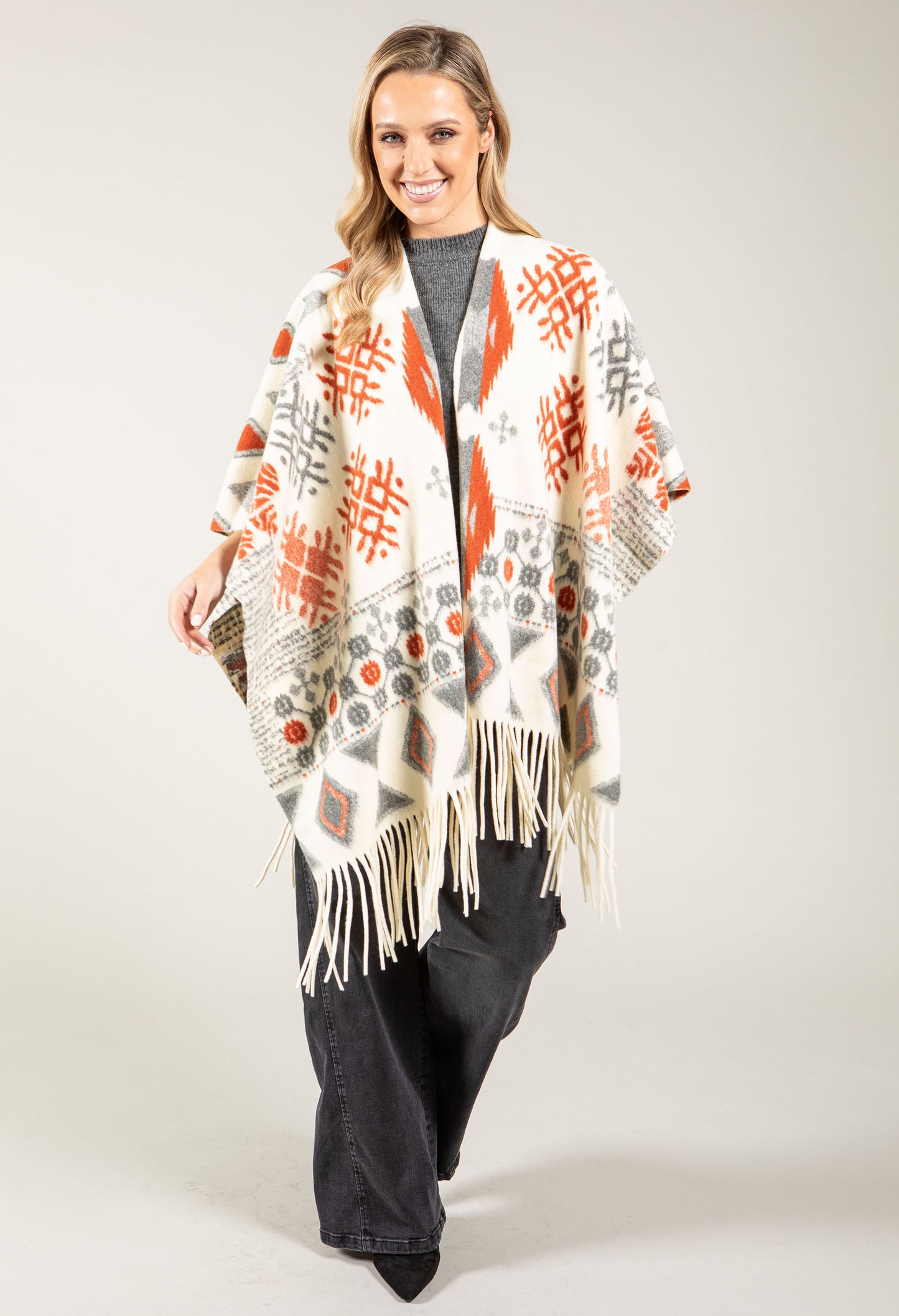 Fair Isle Soft Touch Cape