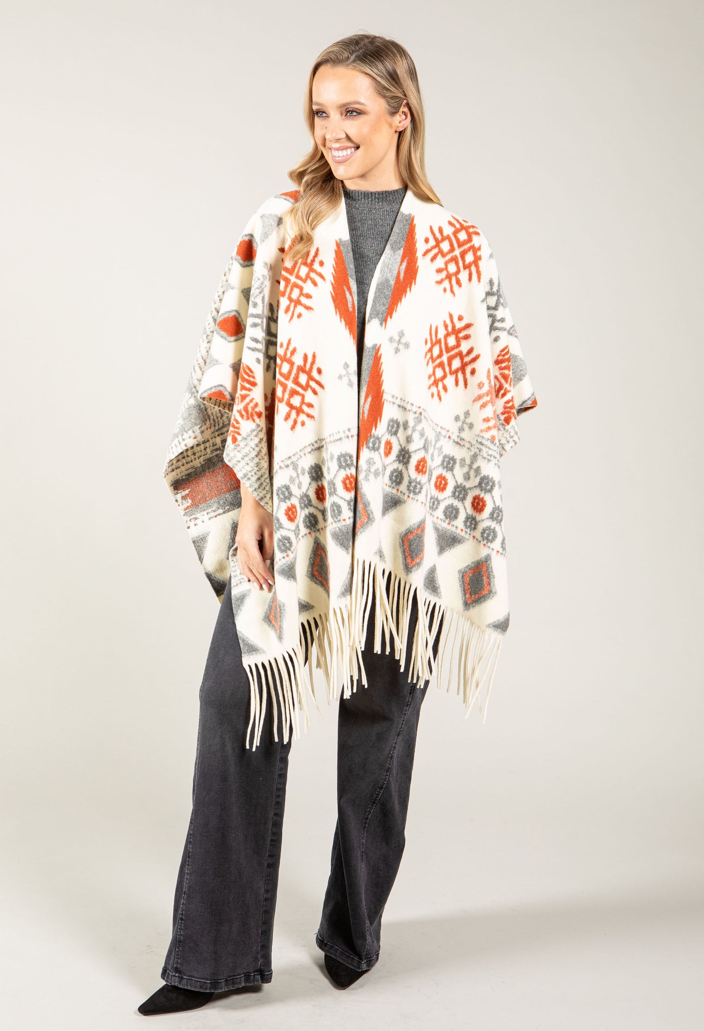 Fair Isle Soft Touch Cape