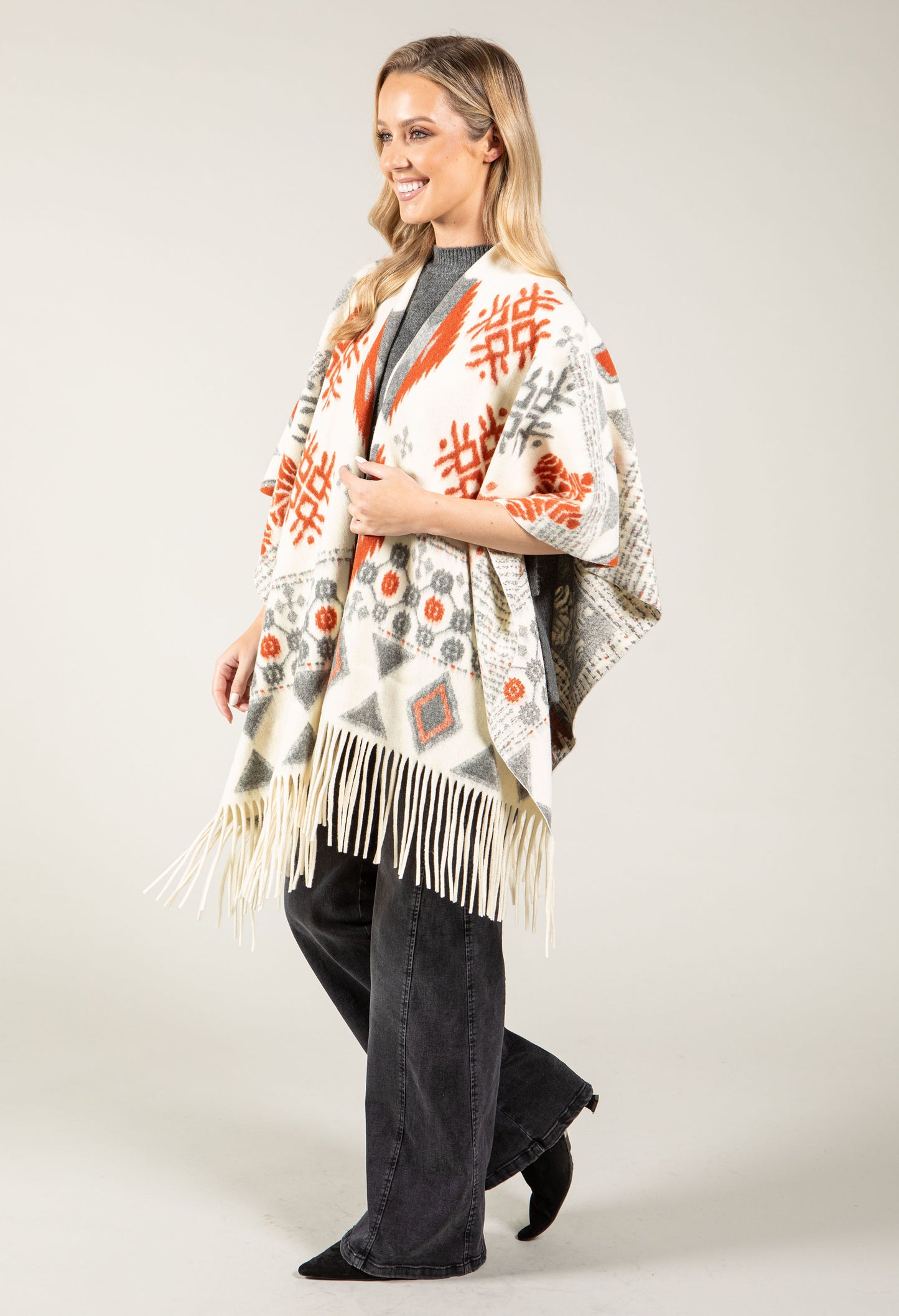 Fair Isle Soft Touch Cape