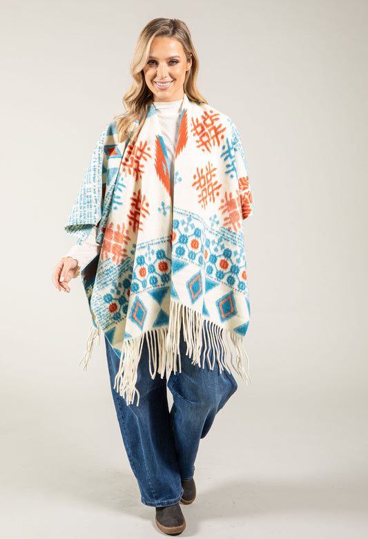 Fair Isle Soft Touch Cape