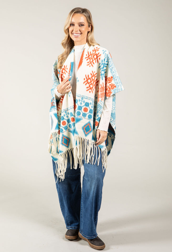 Fair Isle Soft Touch Cape