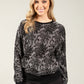 Floral Metallic Knit Jumper