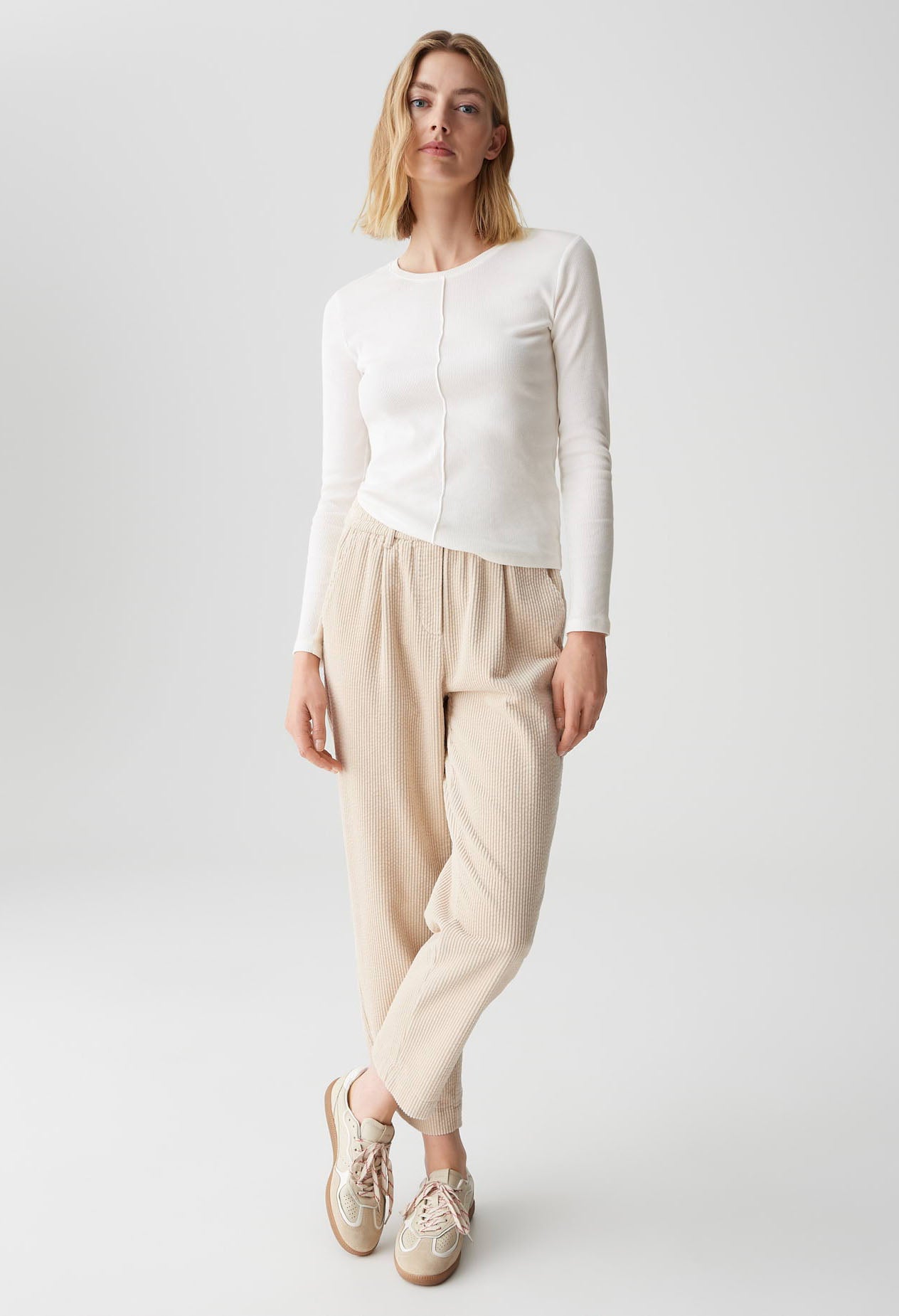 Sadalie Slim ribbed Top