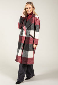 Soft Touch Check Trench Coat