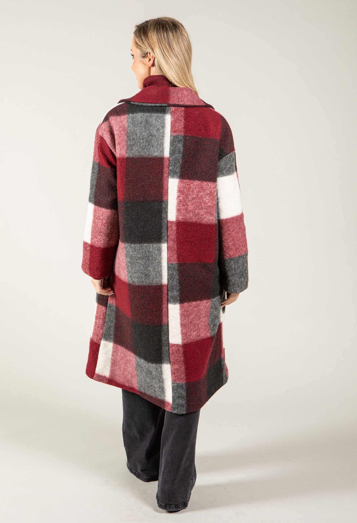 Soft Touch Check Trench Coat