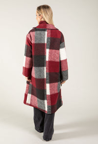 Soft Touch Check Trench Coat