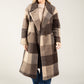 Soft Touch Check Trench Coat