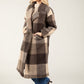 Soft Touch Check Trench Coat
