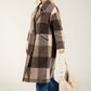 Soft Touch Check Trench Coat