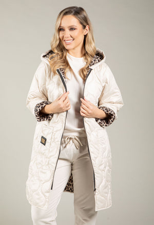 Hooded Quilted Coat
