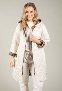 Hooded Quilted Coat