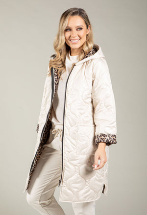 Hooded Quilted Coat