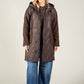 Soft Boucle Hooded Coat