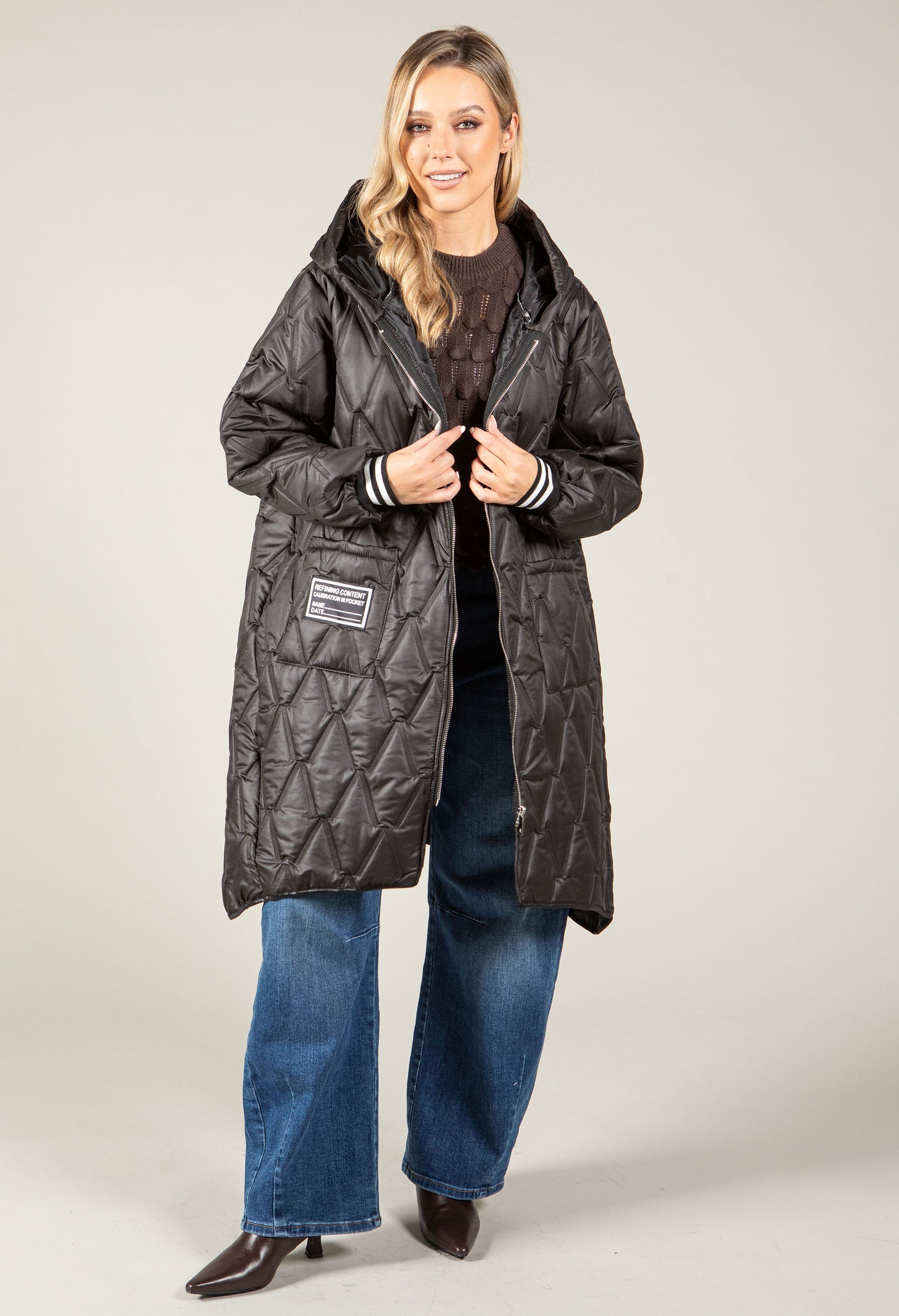 Longline Quilted Coat