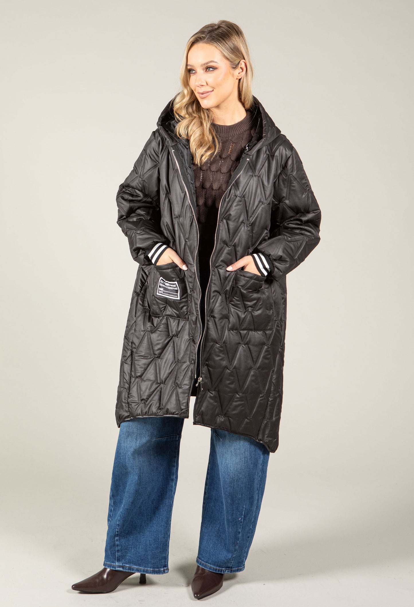 Longline Quilted Coat