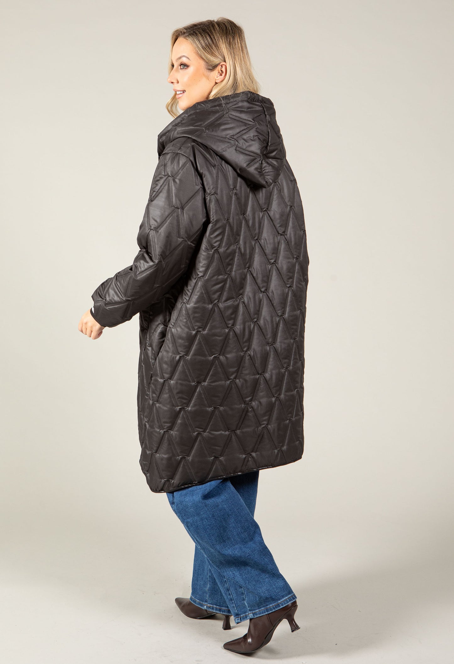 Longline Quilted Coat
