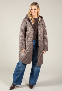 Hooded Quilted Coat