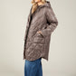 Hooded Quilted Coat
