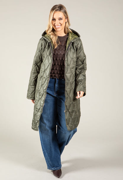 Hooded Quilted Coat