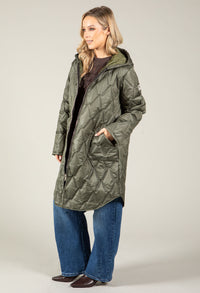 Hooded Quilted Coat