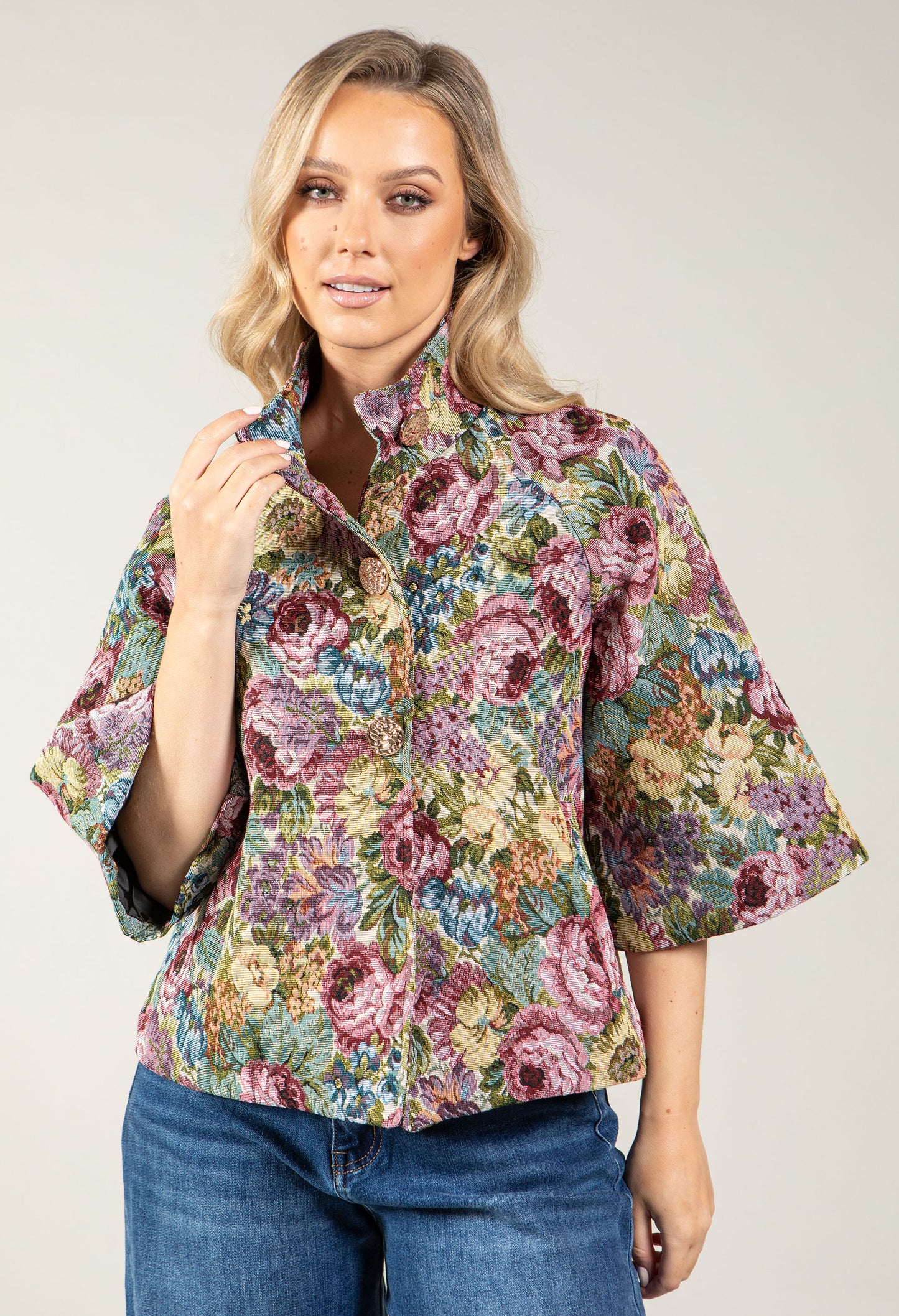 Floral Design Jacket