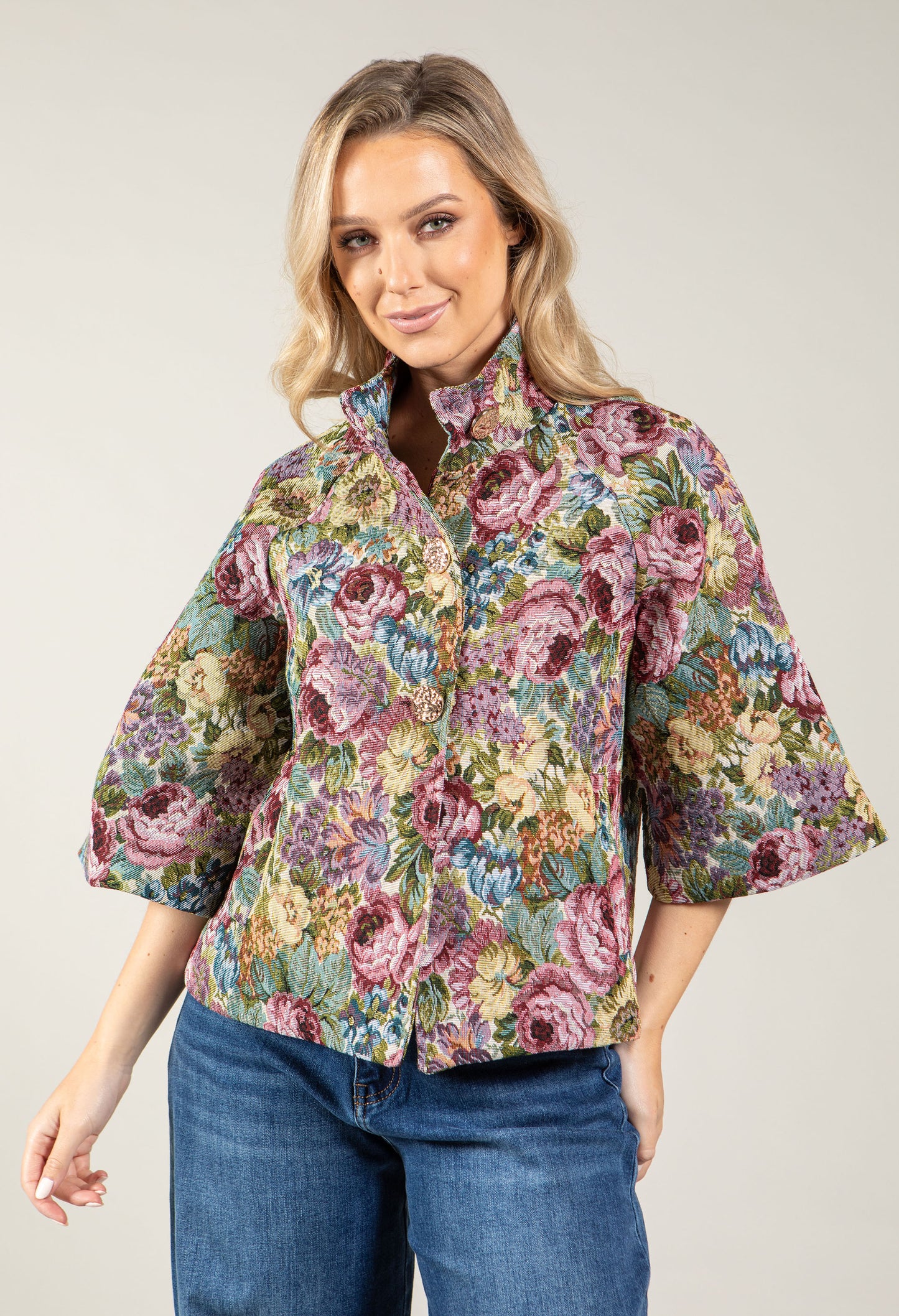 Floral Design Jacket
