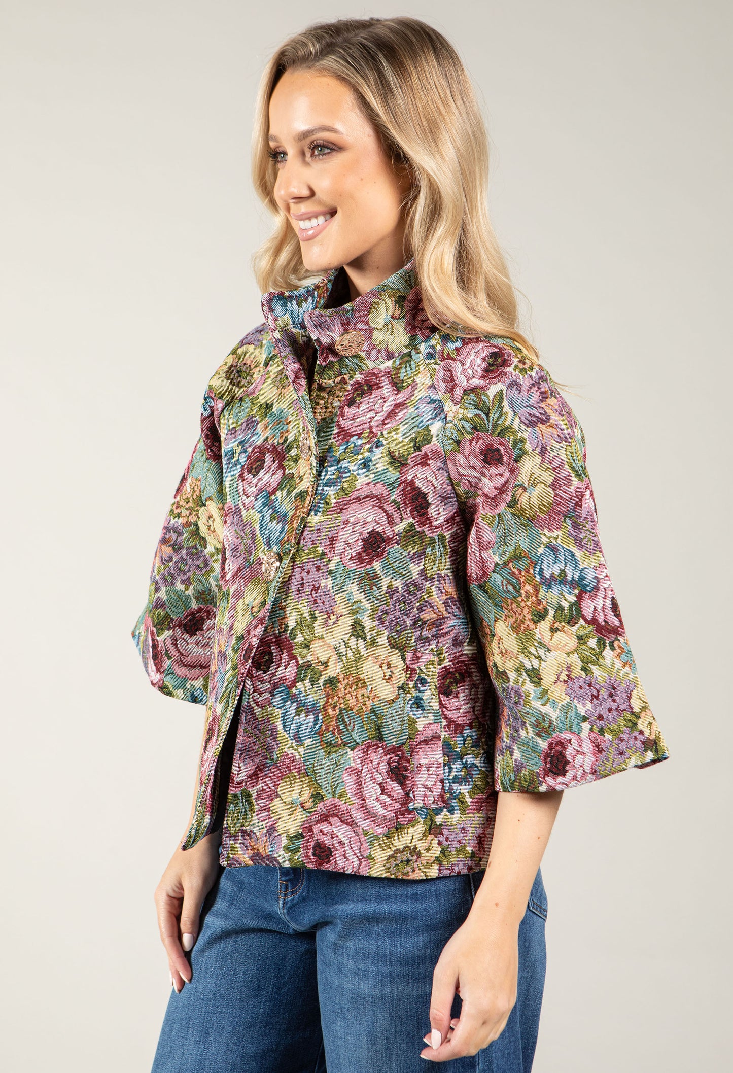 Floral Design Jacket