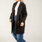 Buttoned Soft Boucle Coat