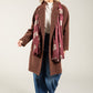 Buttoned Soft Boucle Coat