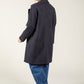 Buttoned Soft Boucle Coat