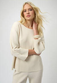 Pleated Scuba Crepe Boxy Top