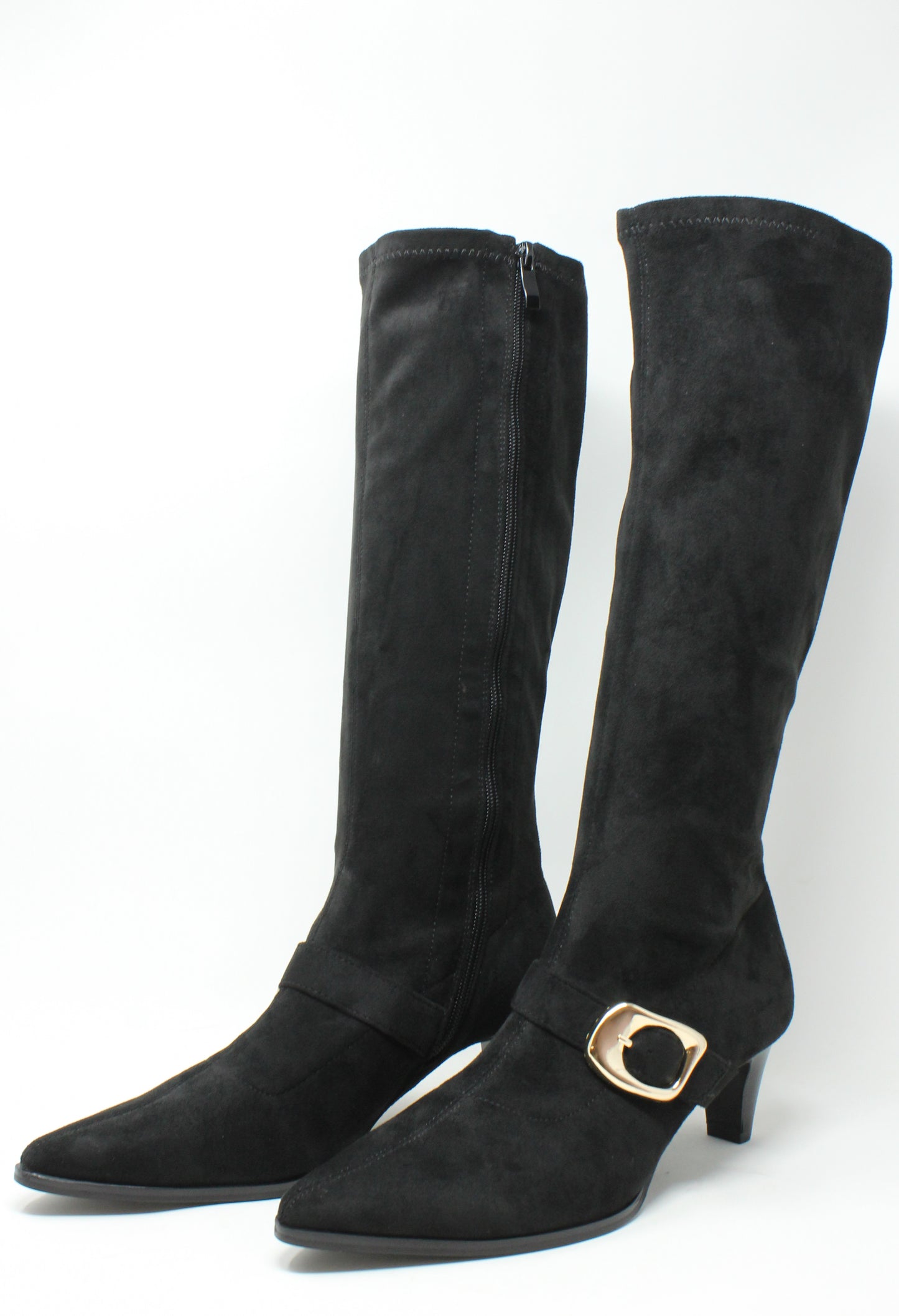 Buckle Knee High Boot