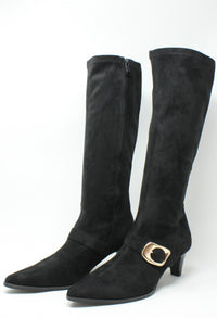 Buckle Knee High Boot